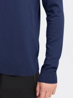 BLEND Herren Strickpullover in blau