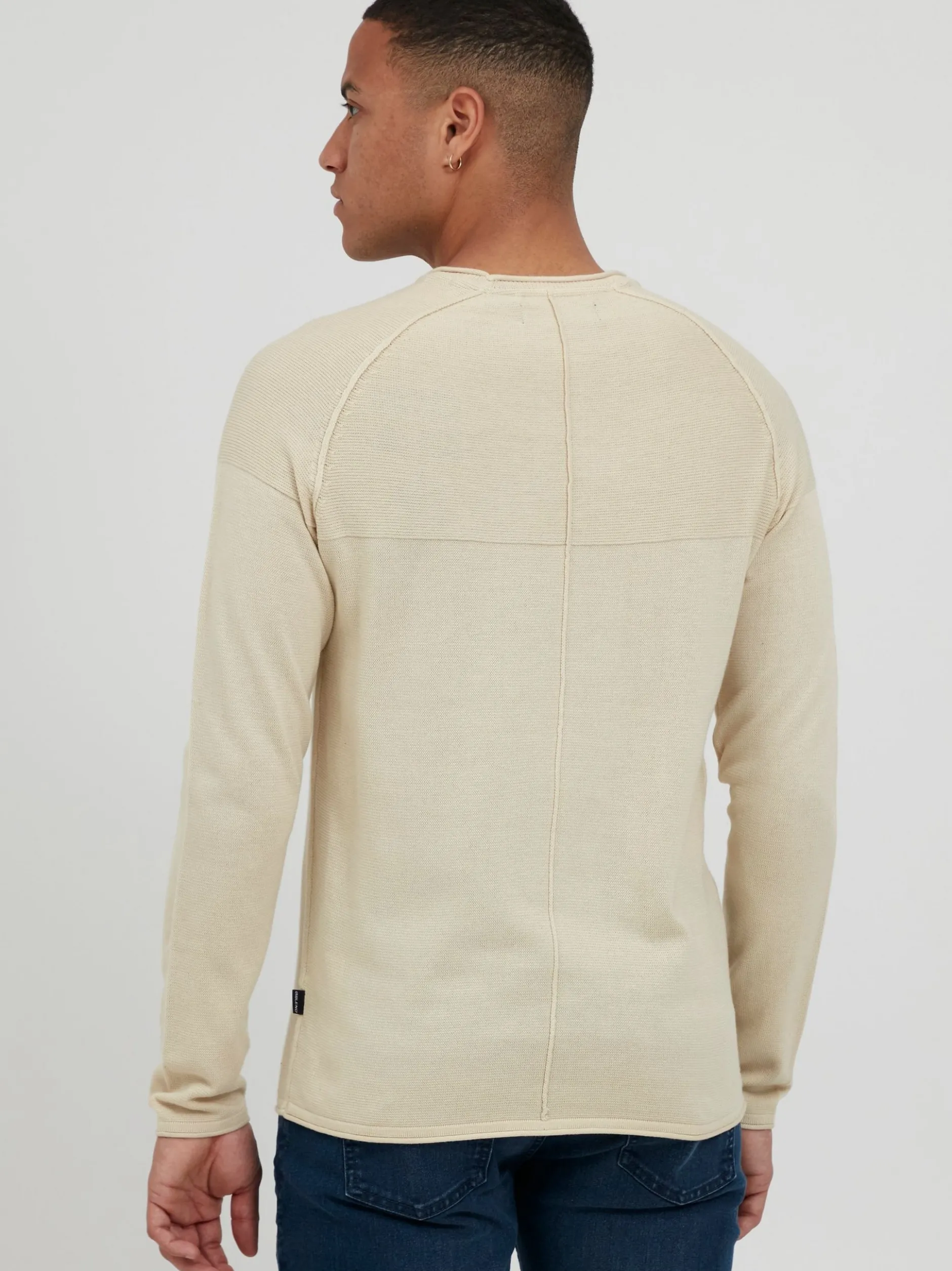BLEND Herren Strickpullover - BHAdriano in beige