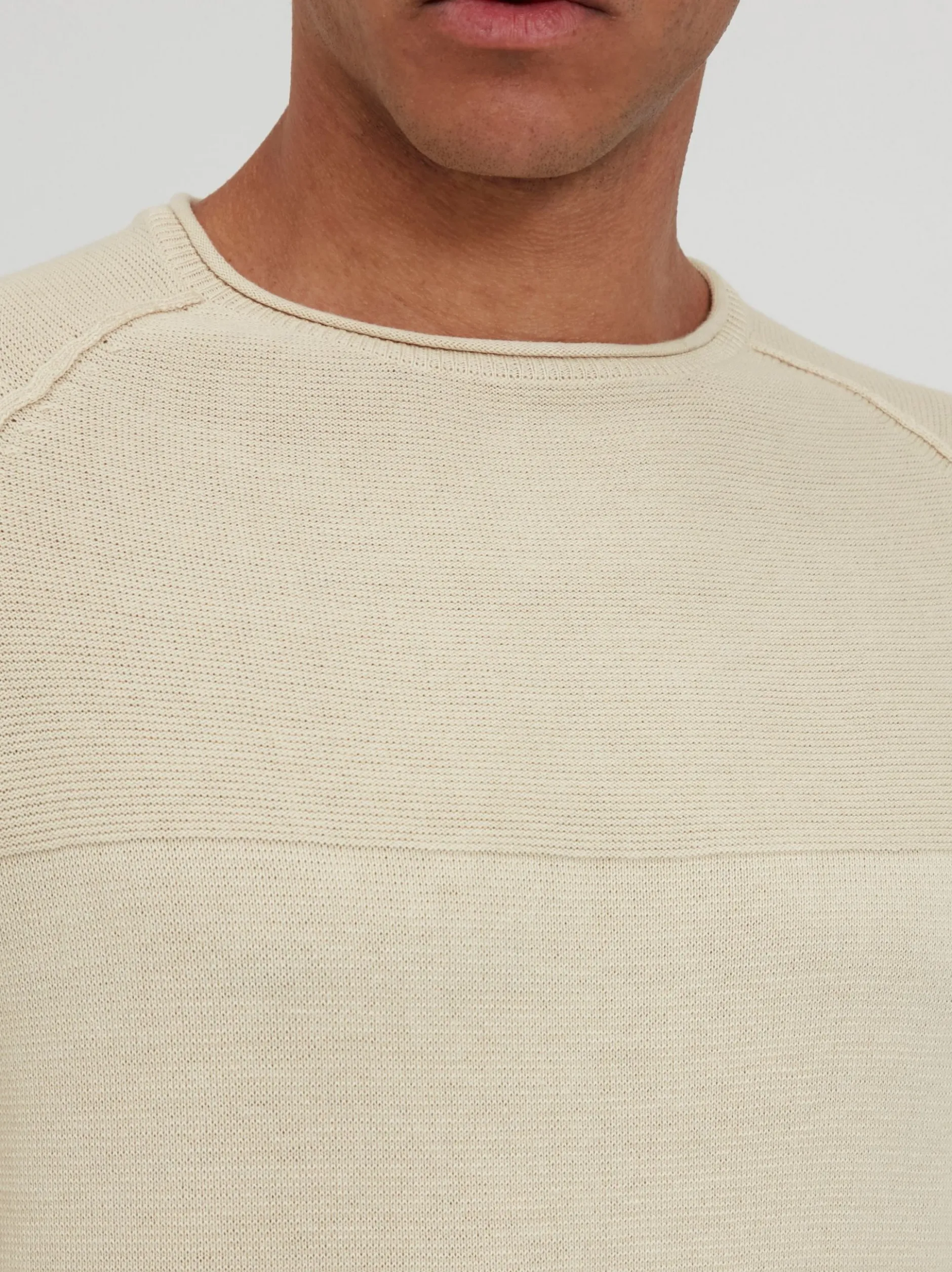 BLEND Herren Strickpullover - BHAdriano in beige