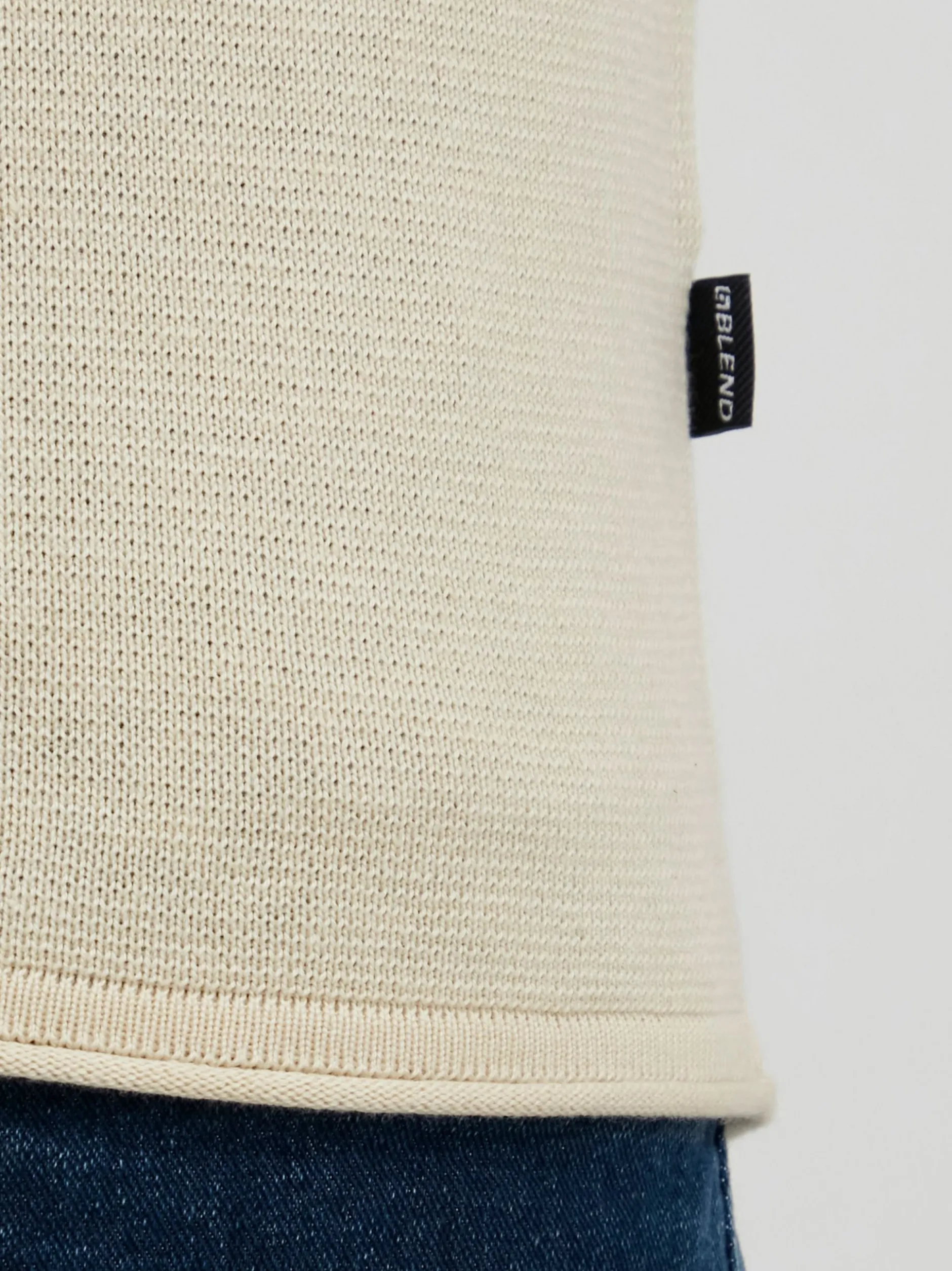 BLEND Herren Strickpullover - BHAdriano in beige