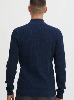 BLEND Herren Strickpullover - BHPullover in blau