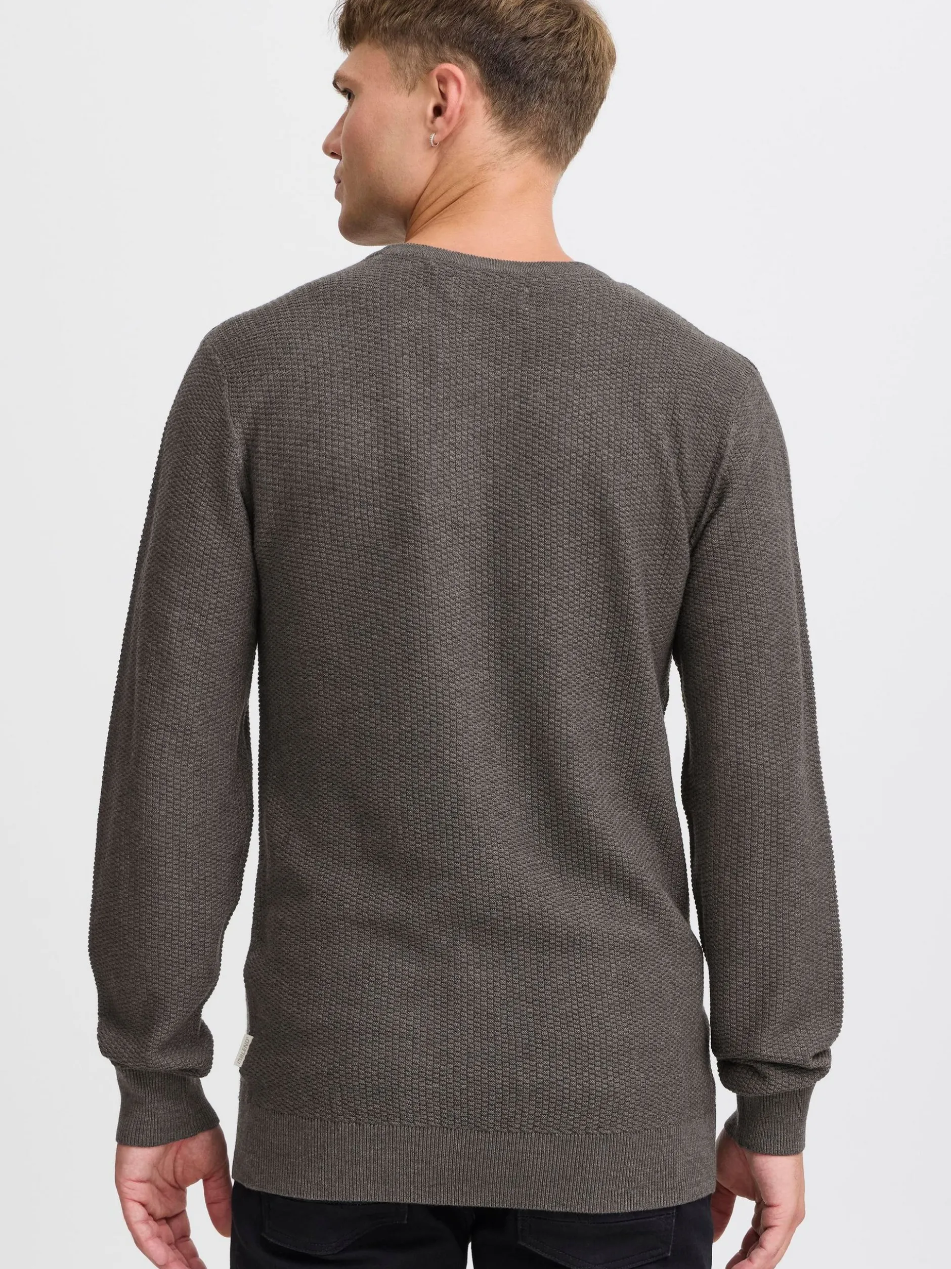 BLEND Herren Strickpullover - BHGoar in anthrazit