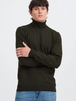 BLEND Herren Strickpullover - BHBruton in grün