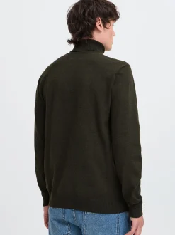 BLEND Herren Strickpullover - BHBruton in grün