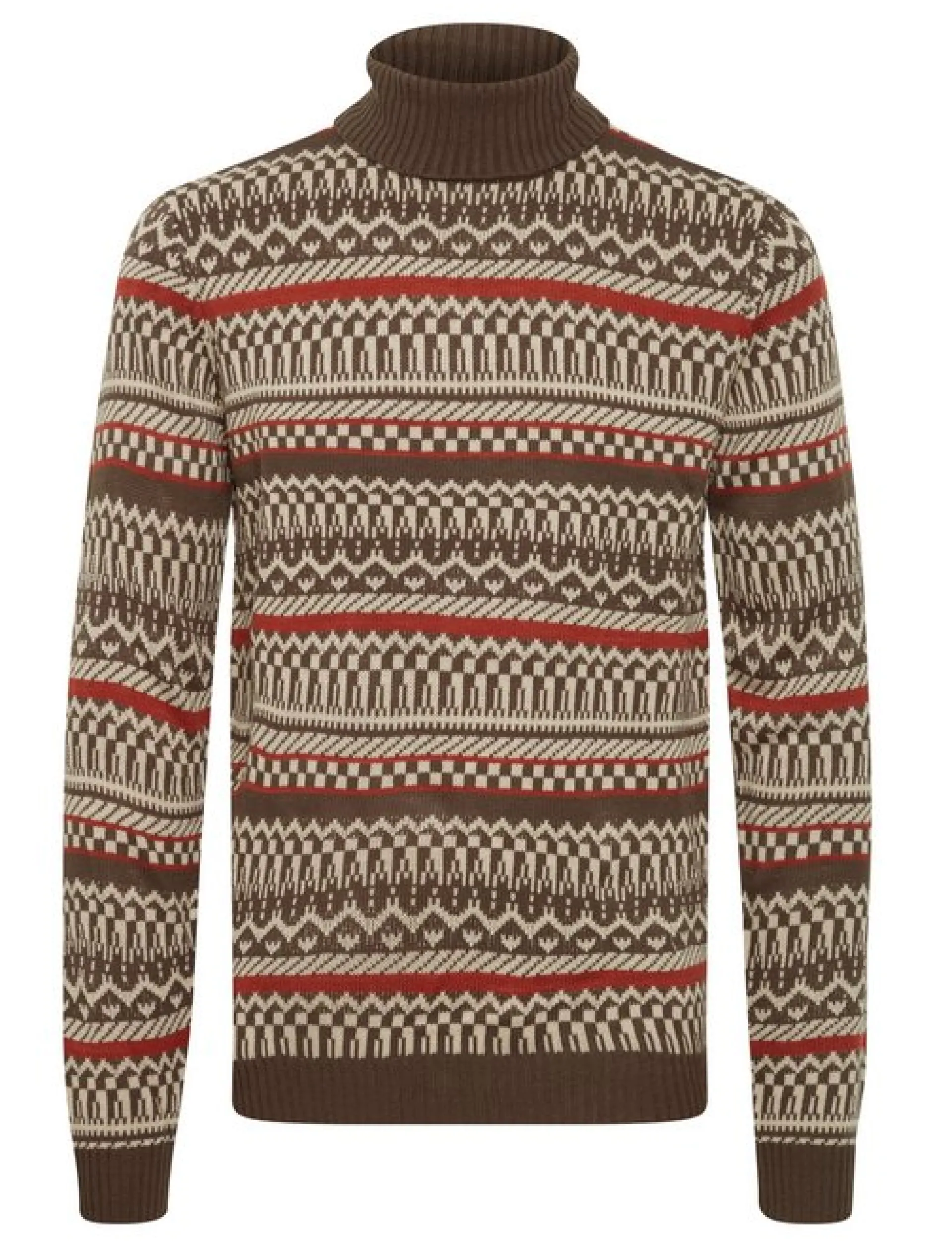 BLEND Herren Strickpullover - BHPullover in braun