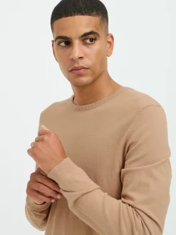 BLEND Herren Strickpullover - BHPullover in beige