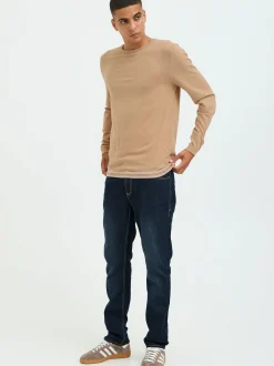 BLEND Herren Strickpullover - BHPullover in beige