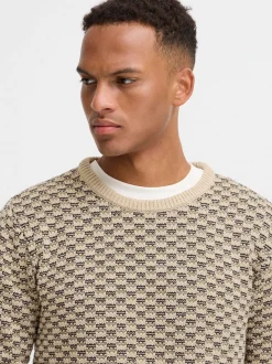 BLEND Herren Strickpullover - BHBALEN in beige