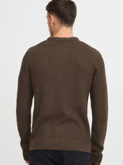 BLEND Herren Strickpullover - BHPullover in braun