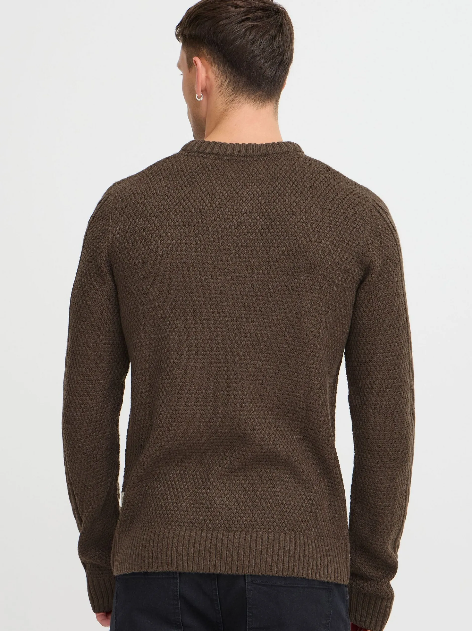 BLEND Herren Strickpullover - BHPullover in braun