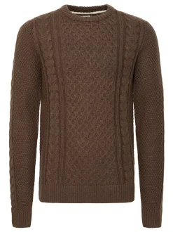 BLEND Herren Strickpullover - BHPullover in braun