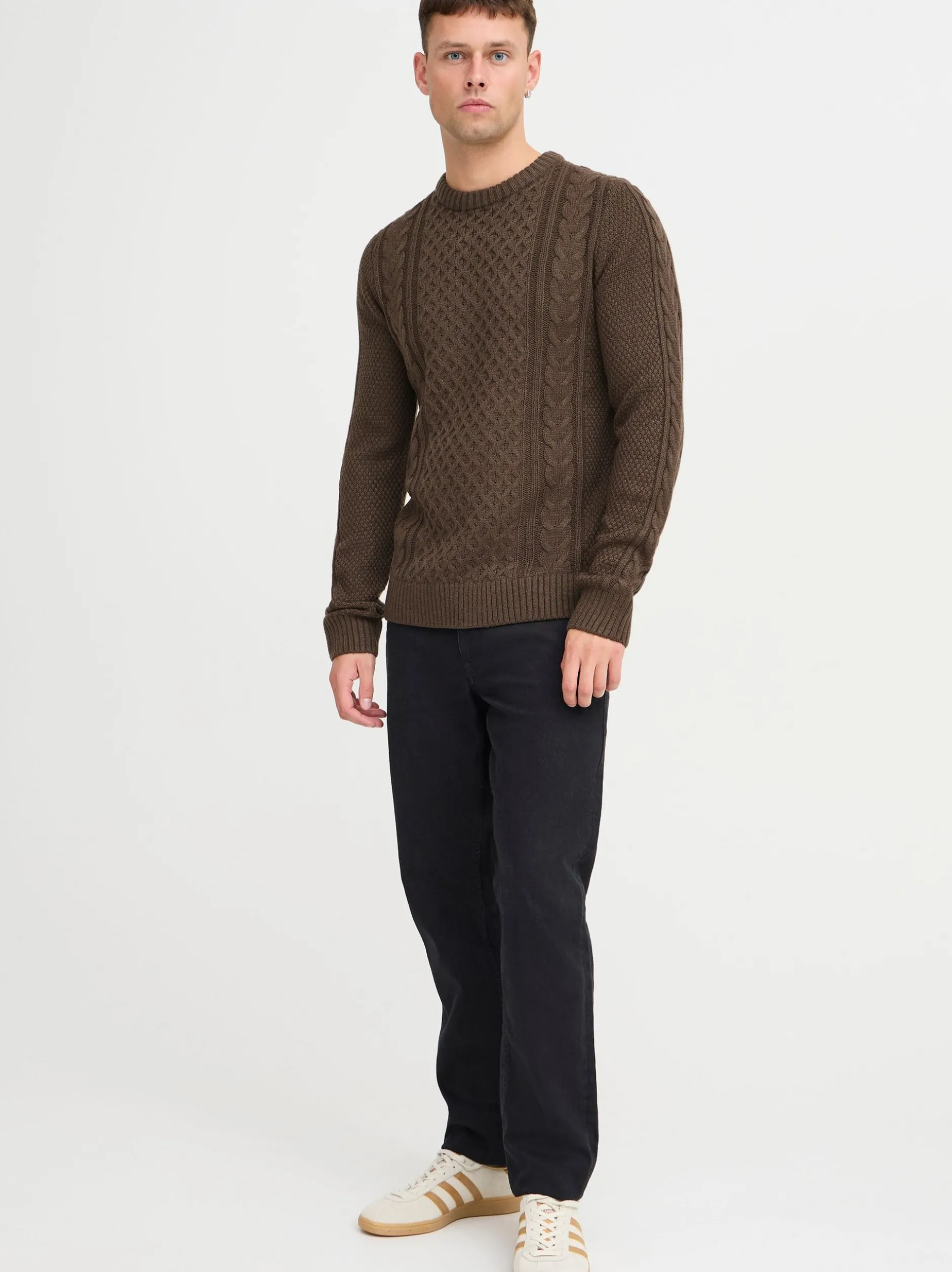 BLEND Herren Strickpullover - BHPullover in braun