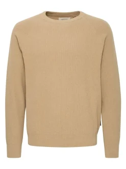 BLEND Herren Strickpullover in beige