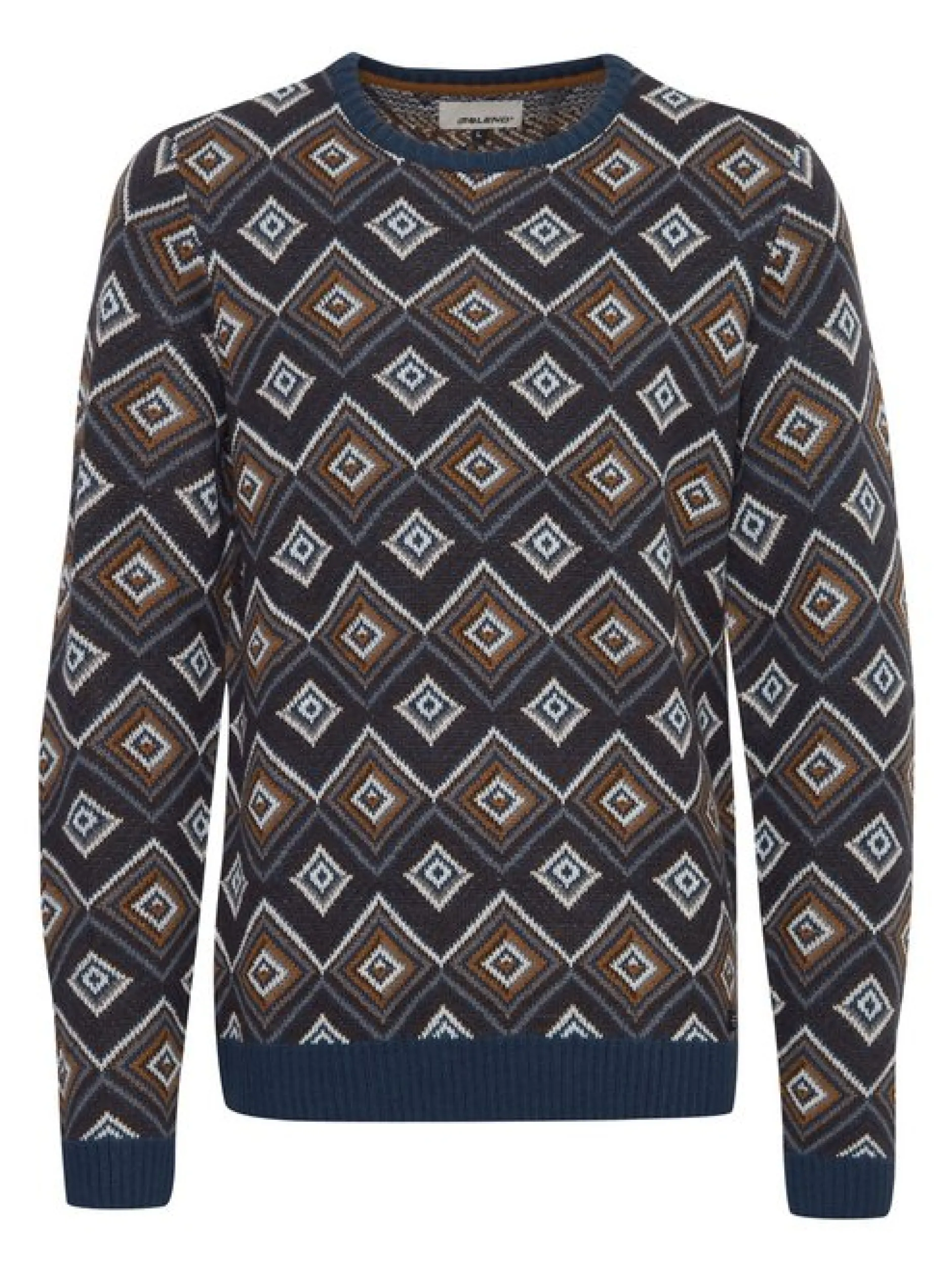 BLEND Herren Strickpullover - BHPullover in blau