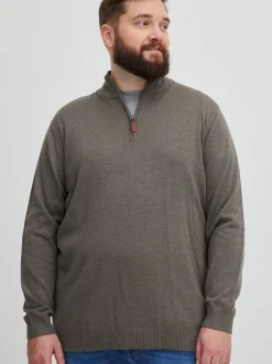 BLEND Herren Strickpullover - BHRobin Big & Tall in grau