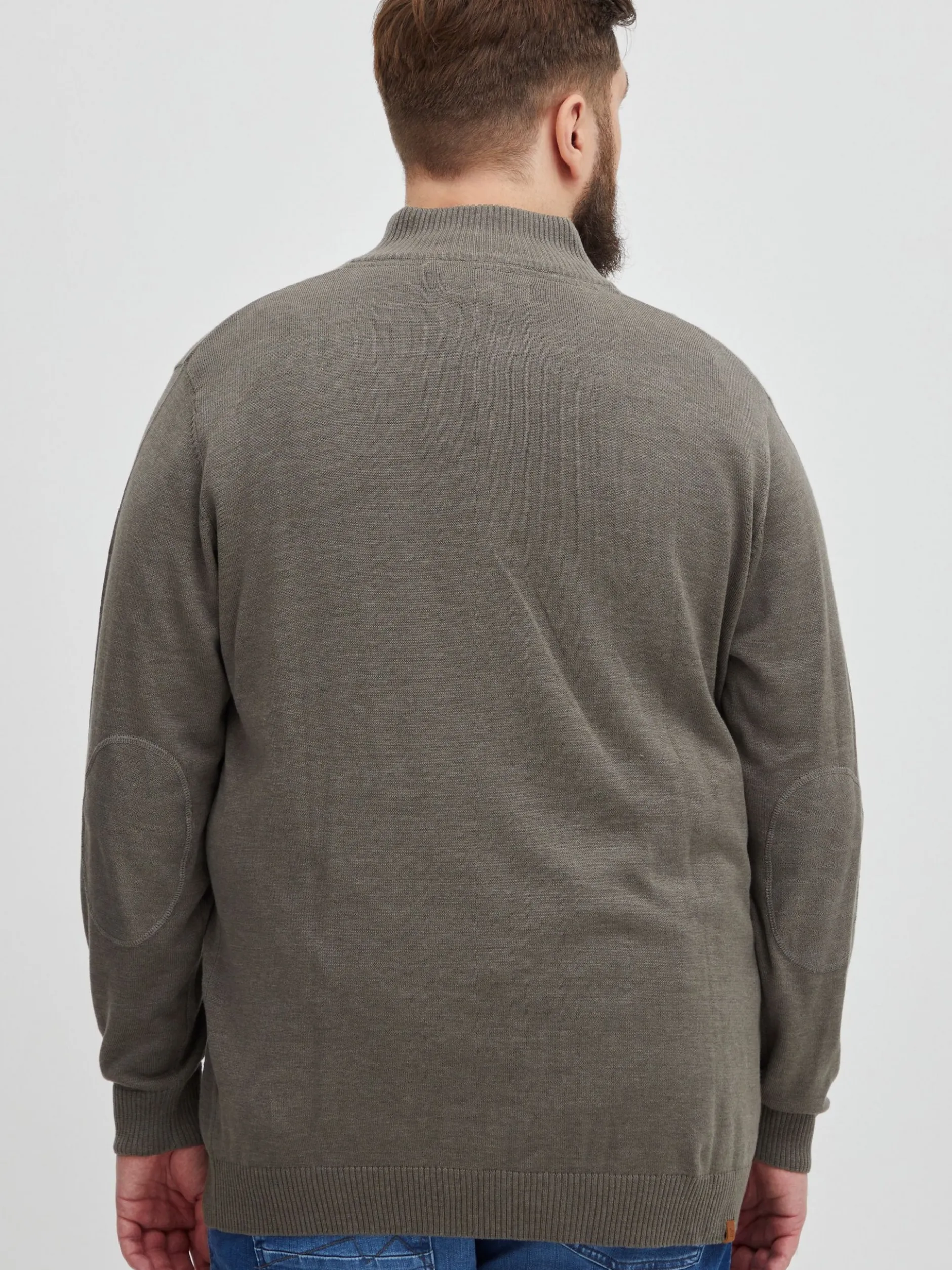BLEND Herren Strickpullover - BHRobin Big & Tall in grau