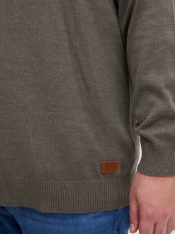 BLEND Herren Strickpullover - BHRobin Big & Tall in grau