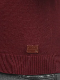 BLEND Herren Strickpullover - BHLasse in rot
