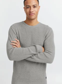 BLEND Herren Strickpullover - BHCodford in grau