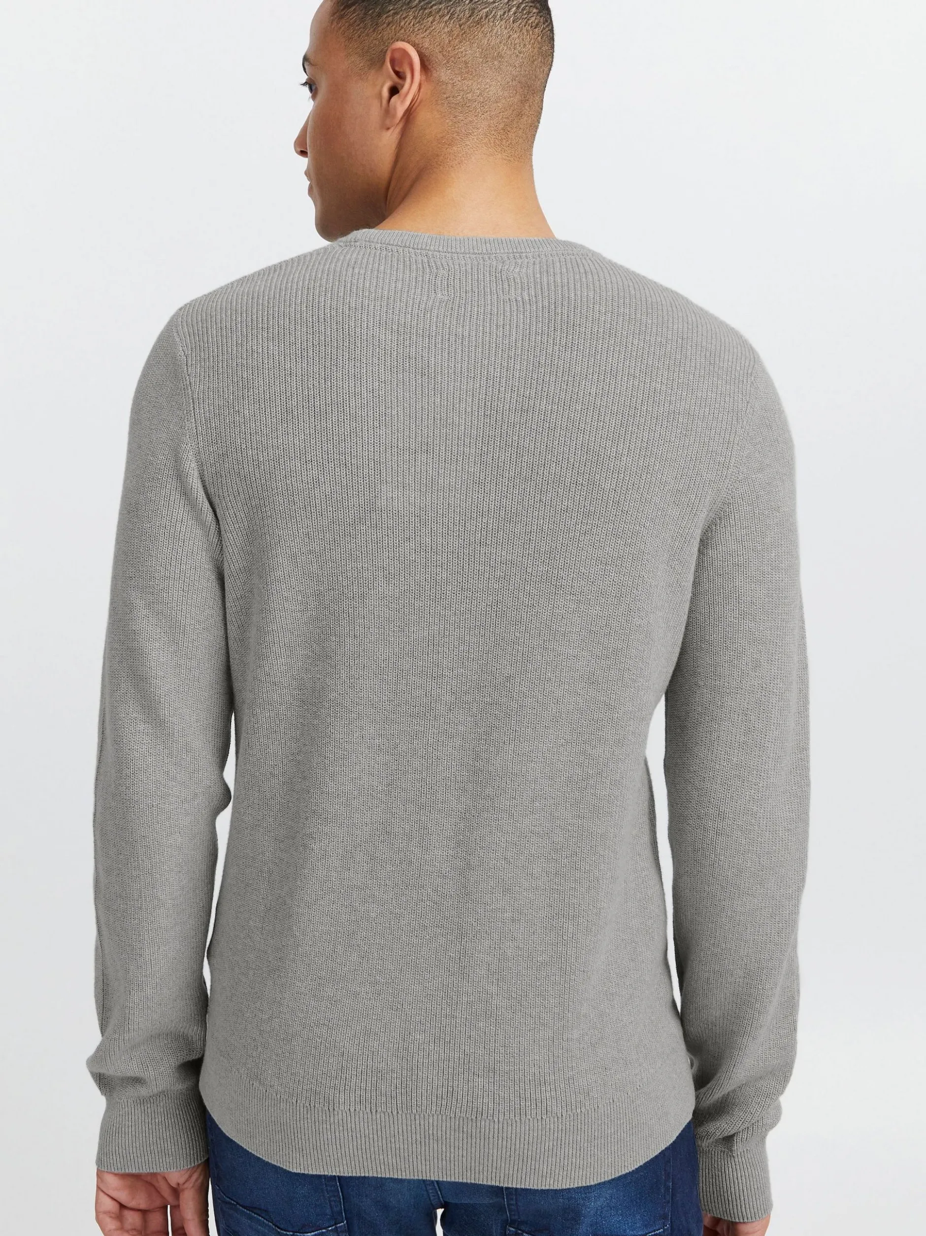 BLEND Herren Strickpullover - BHCodford in grau