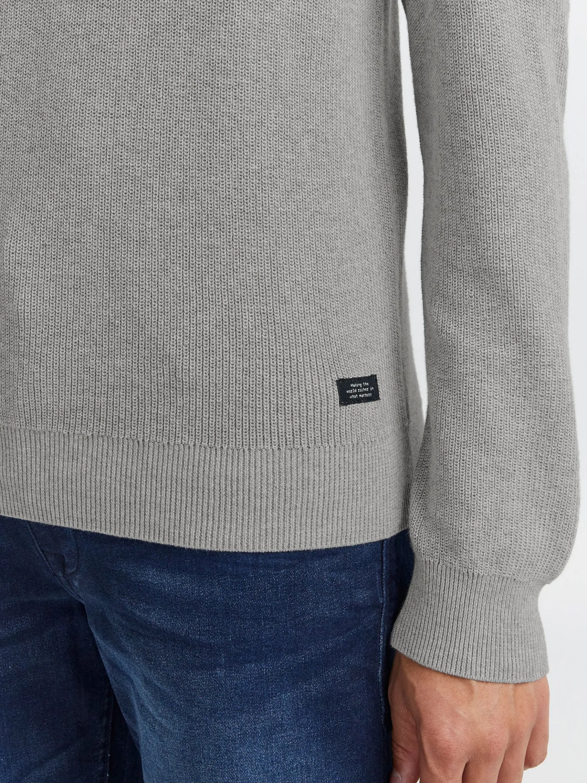 BLEND Herren Strickpullover - BHCodford in grau