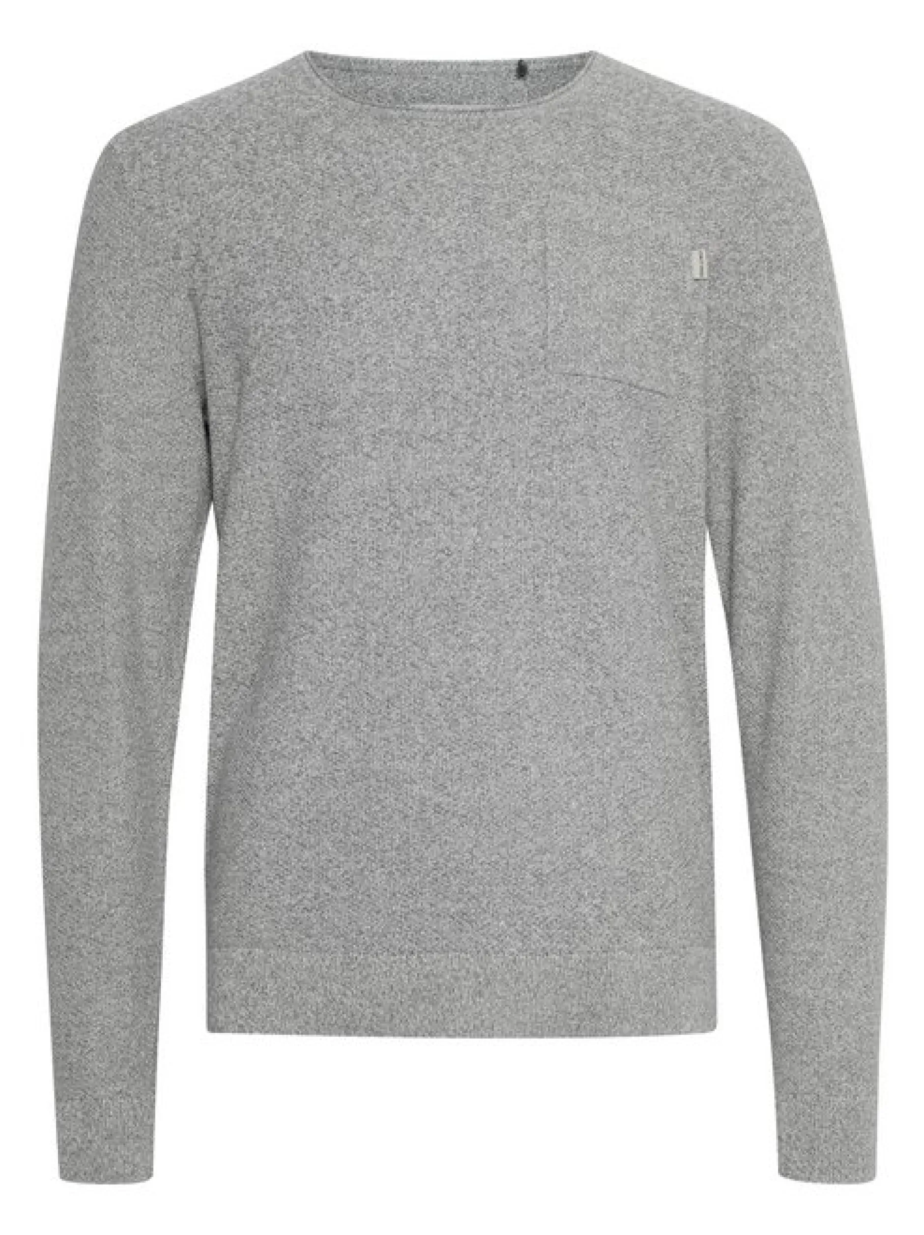BLEND Herren Strickpullover - bhpullover in grau