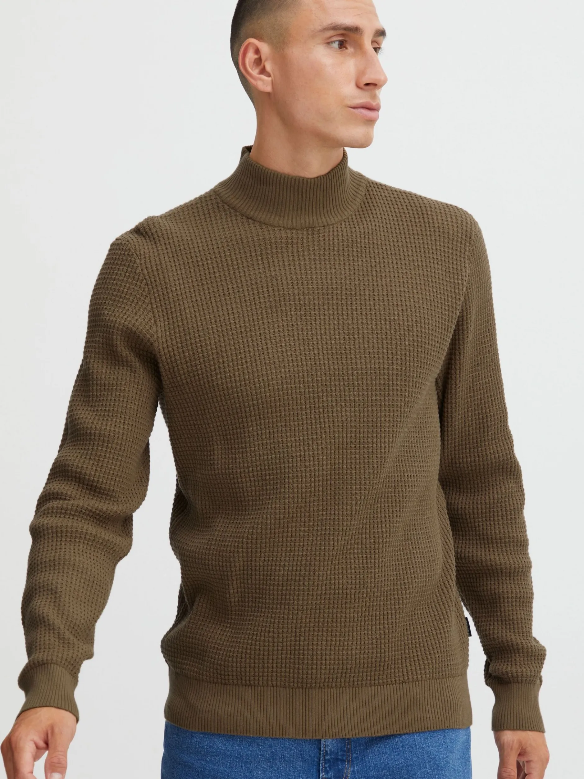 BLEND Herren Strickpullover - BHPullover in braun
