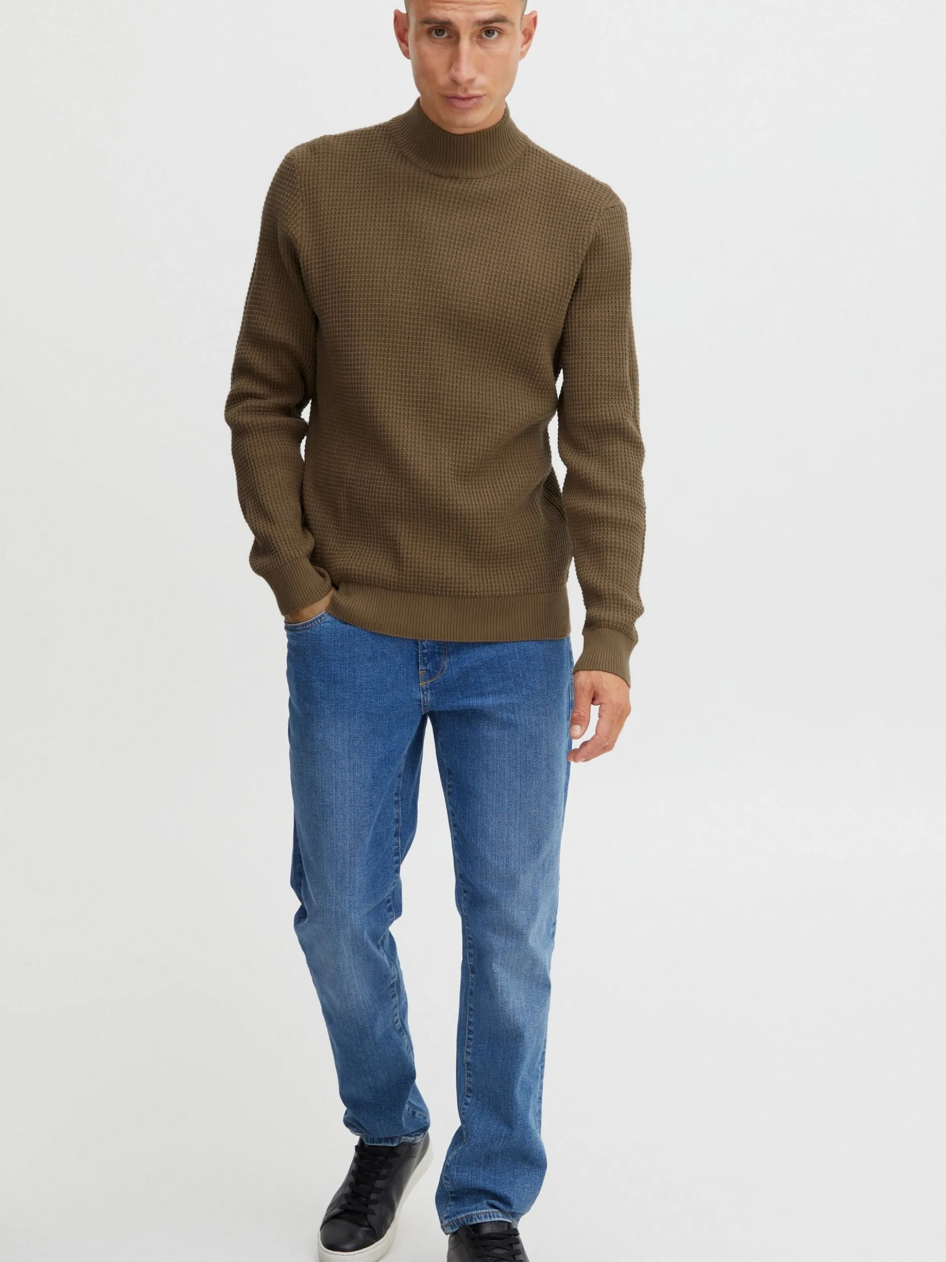 BLEND Herren Strickpullover - BHPullover in braun