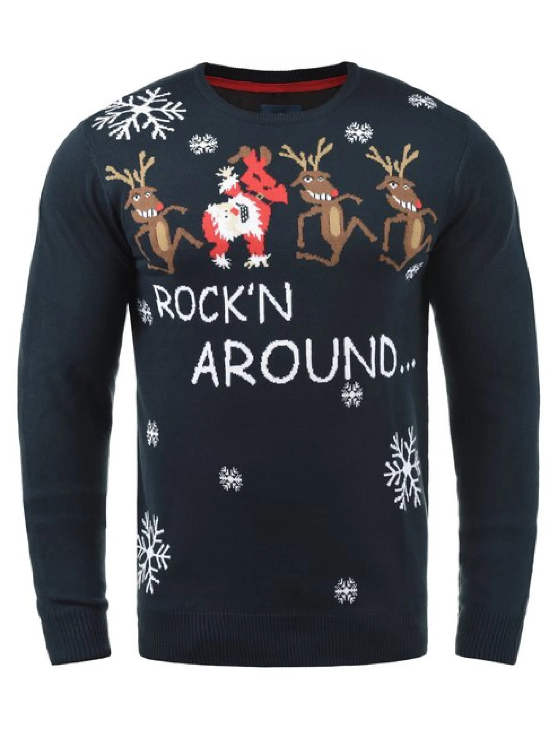 BLEND Herren Strickpullover - BHRudolph in blau