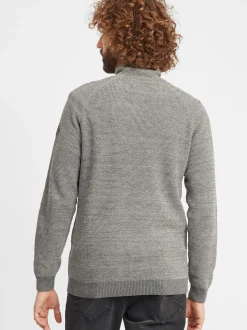 BLEND Herren Strickpullover - BHComulco in grau