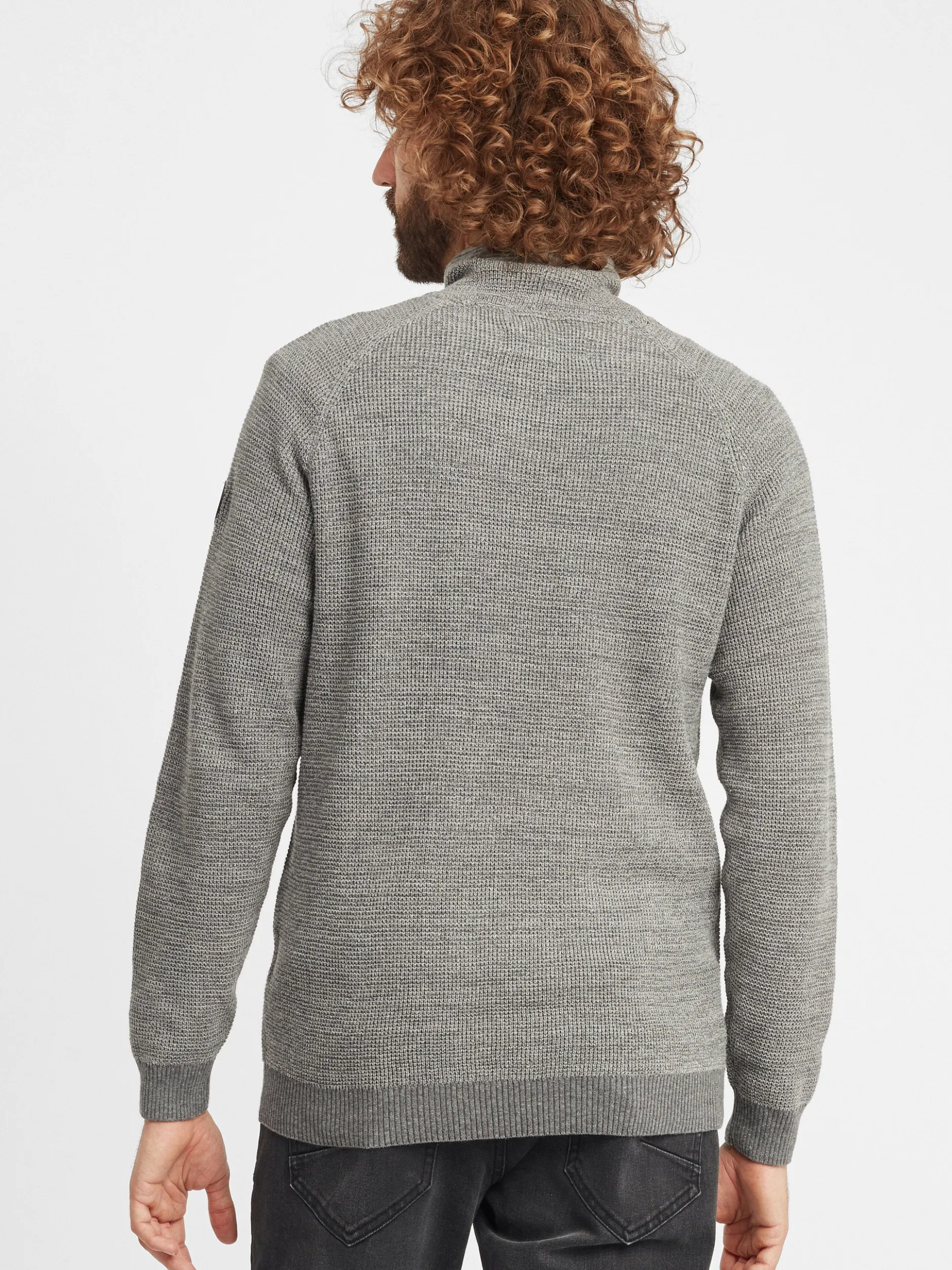 BLEND Herren Strickpullover - BHComulco in grau