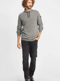 BLEND Herren Strickpullover - BHComulco in grau