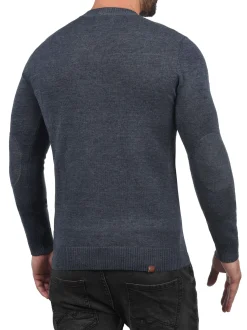 BLEND Herren Strickpullover - BHLasse in blau