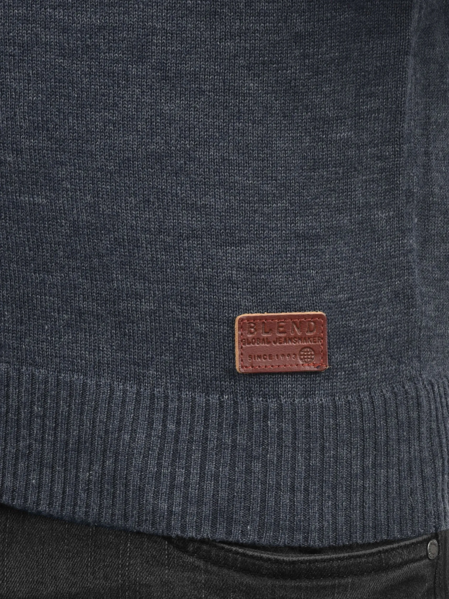 BLEND Herren Strickpullover - BHLasse in blau