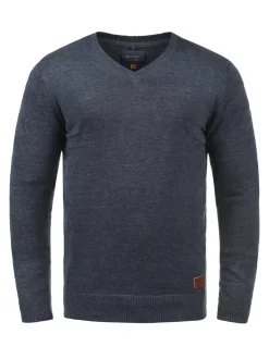 BLEND Herren Strickpullover - BHLasse in blau