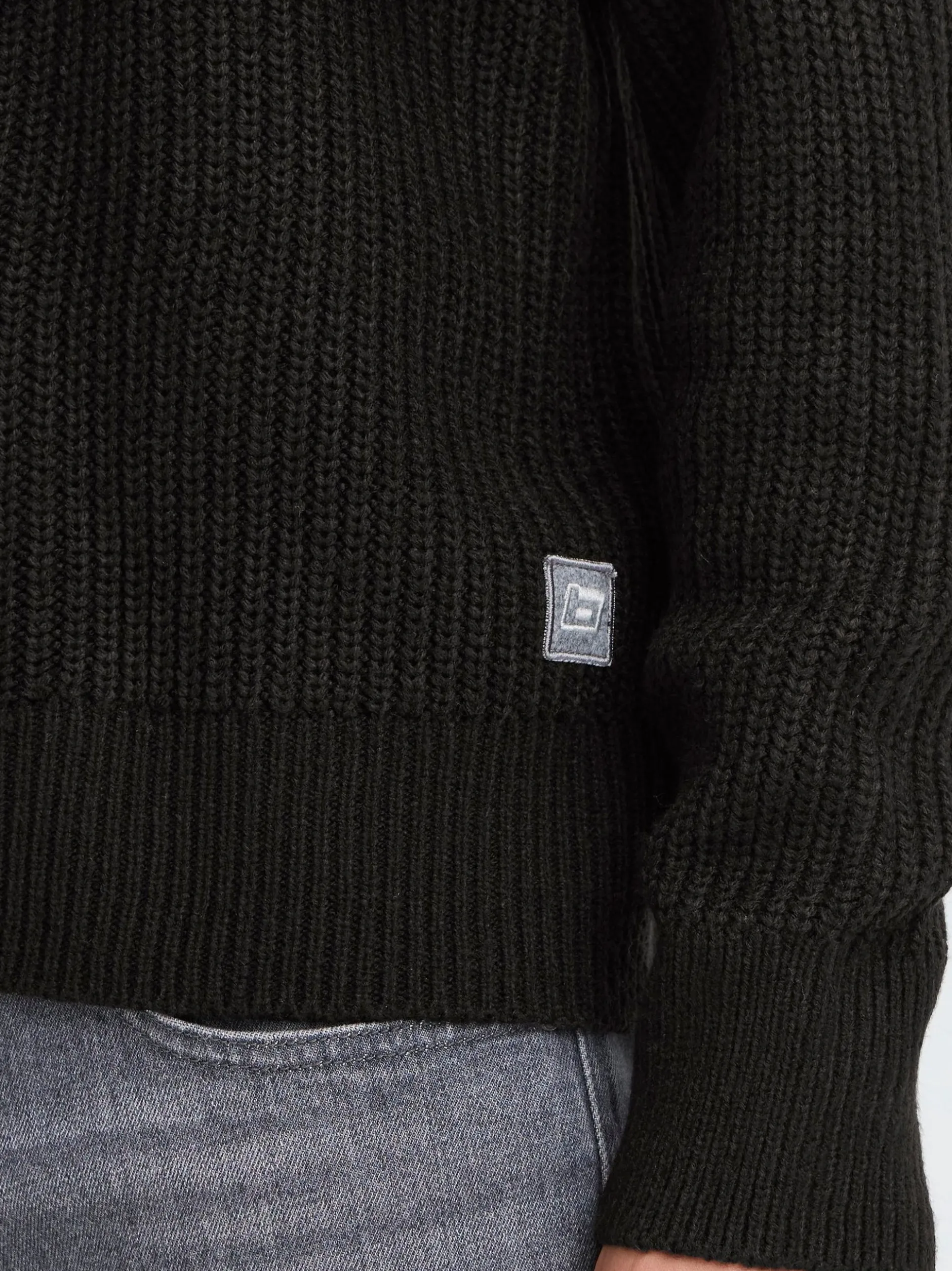 BLEND Herren Strickpullover - BHRibi in schwarz