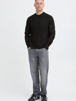 BLEND Herren Strickpullover - BHRibi in schwarz