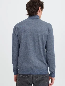 BLEND Herren Strickpullover - BHBruton in blau