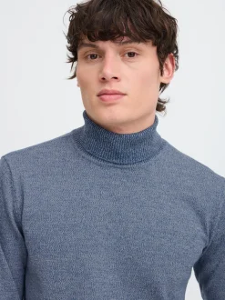 BLEND Herren Strickpullover - BHBruton in blau