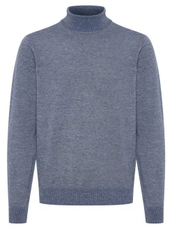 BLEND Herren Strickpullover - BHBruton in blau