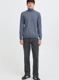BLEND Herren Strickpullover - BHBruton in blau