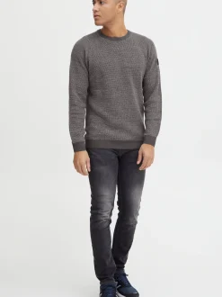 BLEND Herren Strickpullover - BHComen in grau