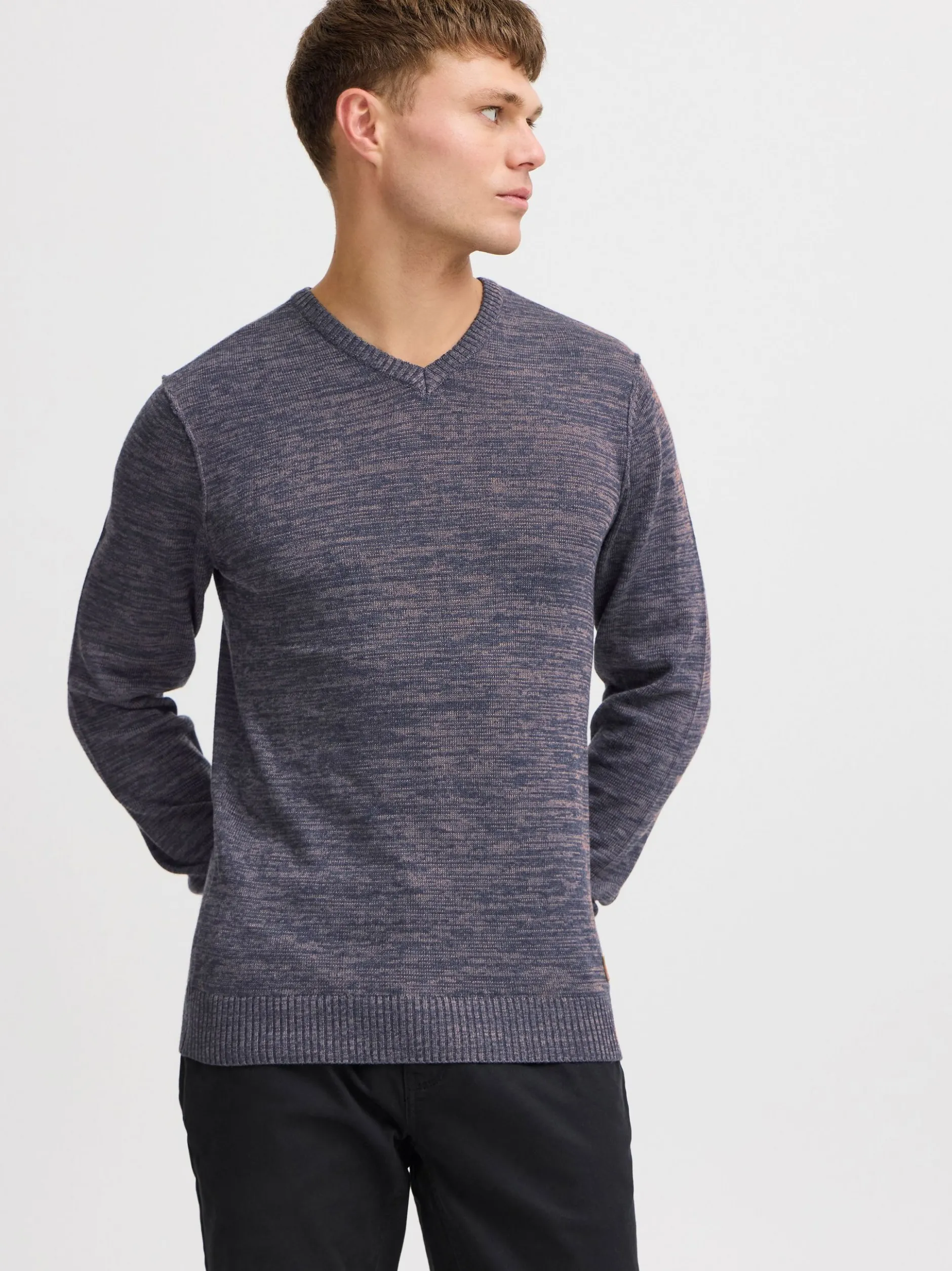 BLEND Herren Strickpullover - BHDansel in blau