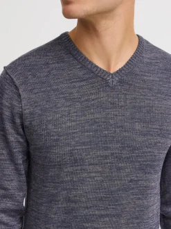 BLEND Herren Strickpullover - BHDansel in blau