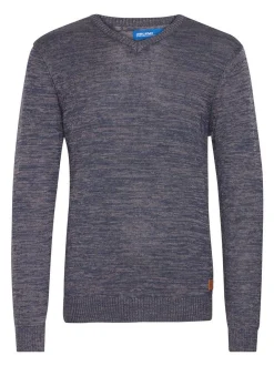 BLEND Herren Strickpullover - BHDansel in blau