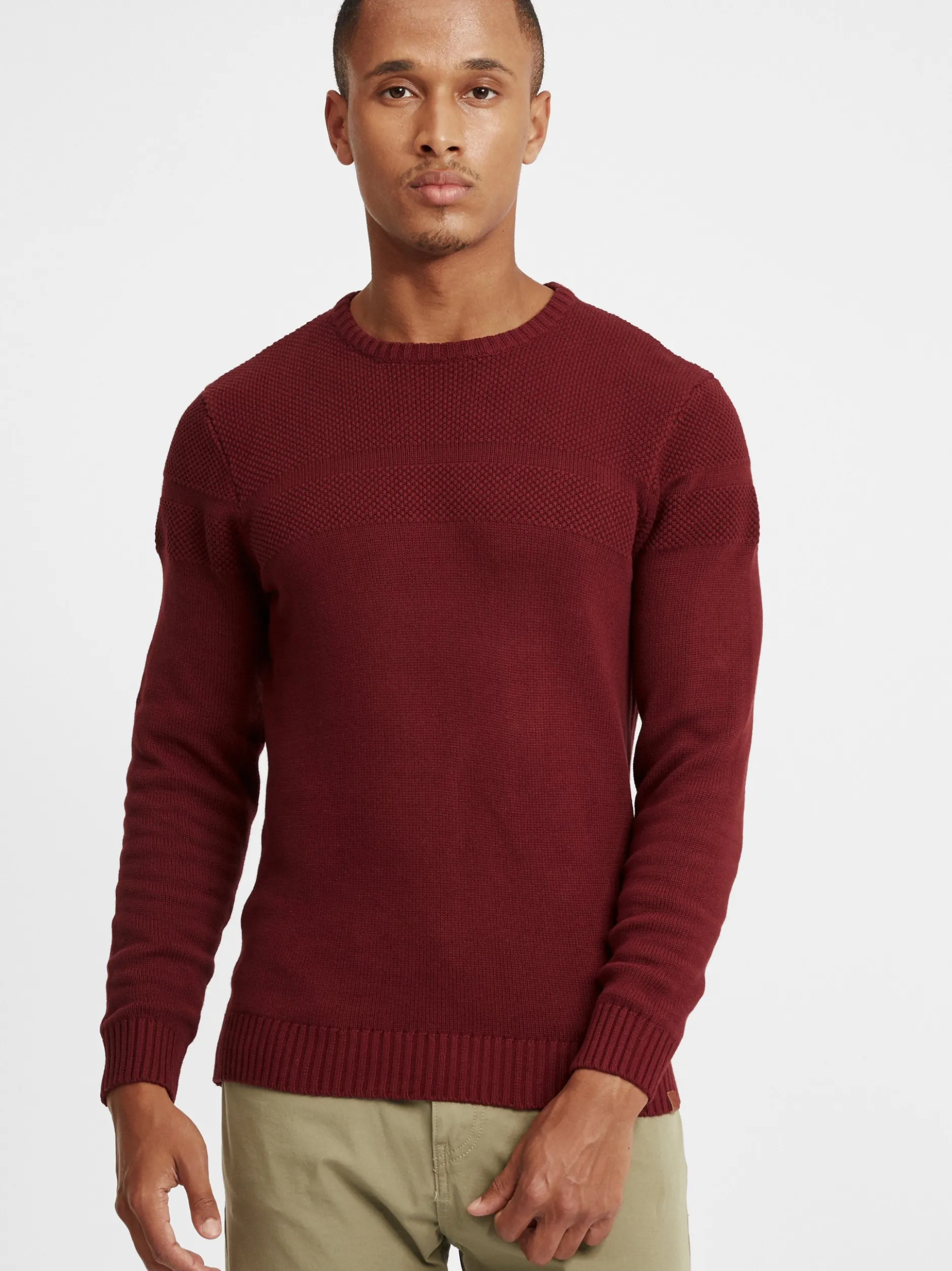 BLEND Herren Strickpullover - BHGastamo in rot