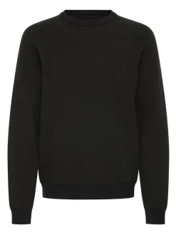 BLEND Herren Strickpullover in schwarz