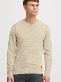 BLEND Herren Strickpullover - BHDansel in beige