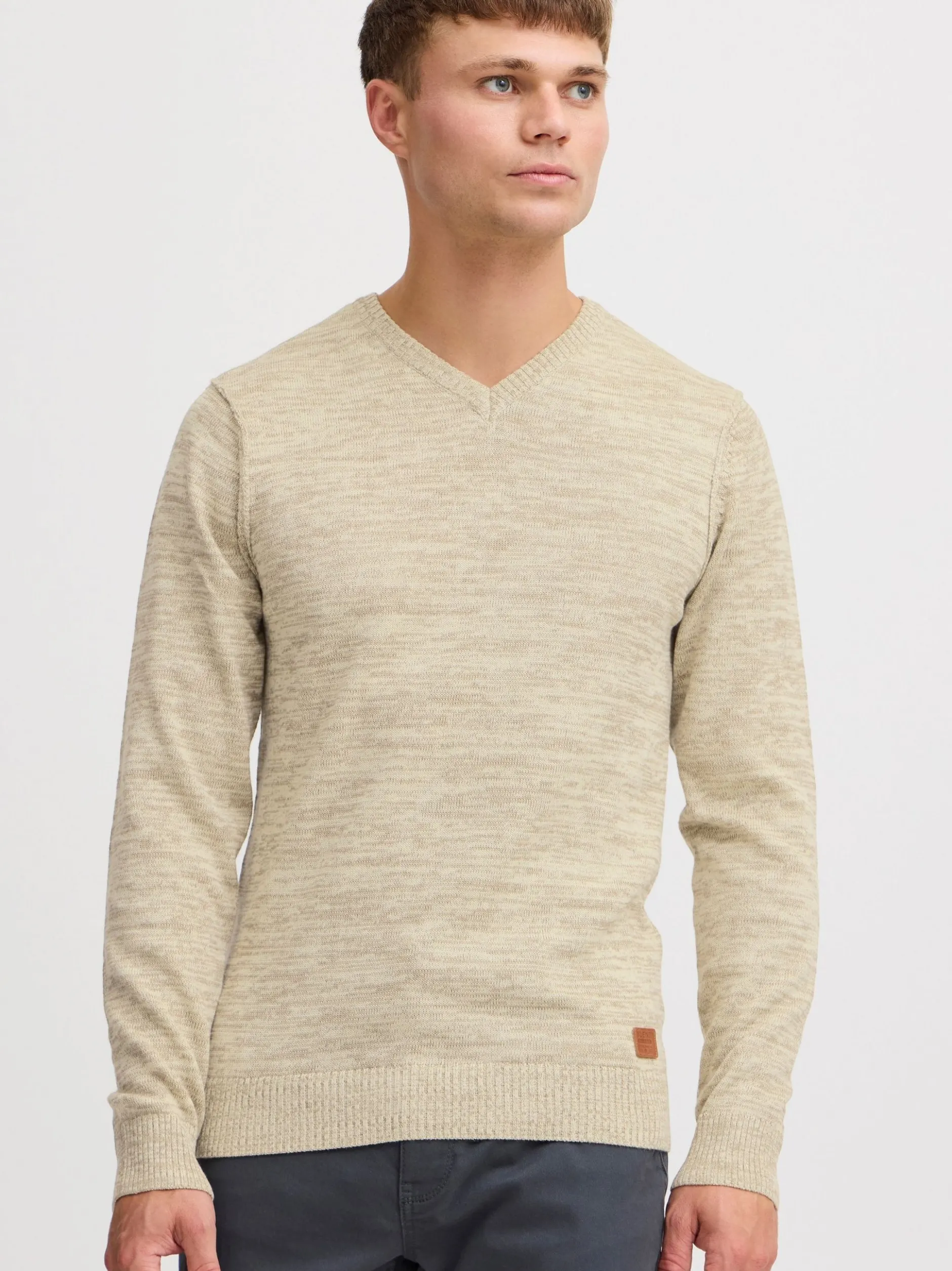 BLEND Herren Strickpullover - BHDansel in beige