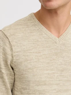 BLEND Herren Strickpullover - BHDansel in beige